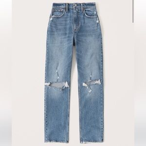 A&F Ultra High Rise 90s Straight Jean